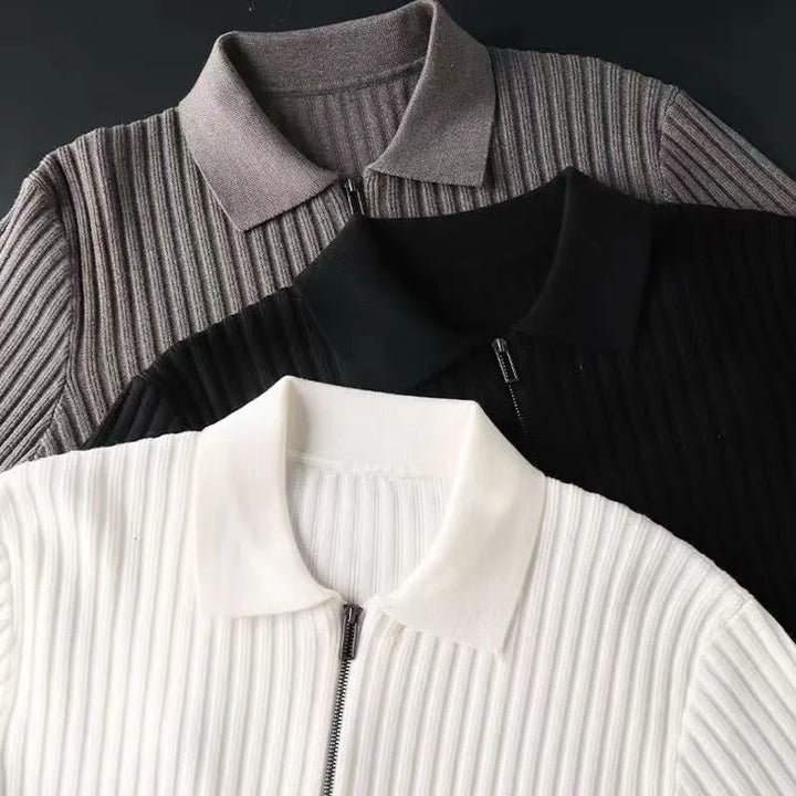 Men's Knit Polo Shirt