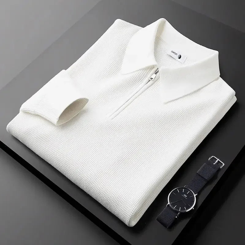 Men's Waffle Knit Casual Shirt