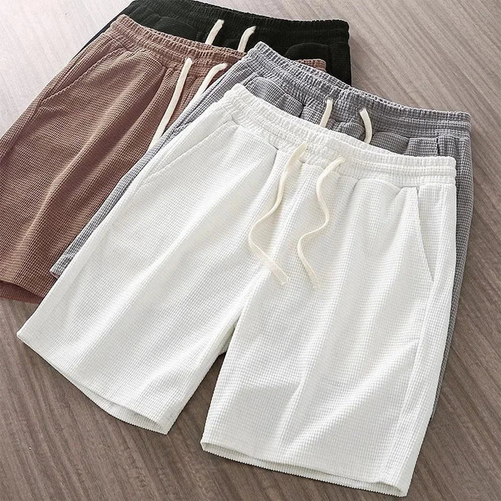 Men's Waffle Knit Casual Shorts