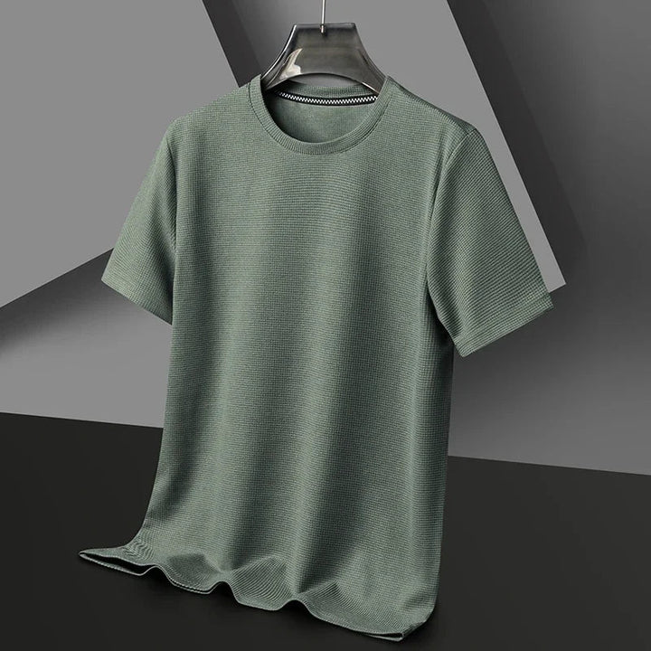 Men's Waffle Knit Casual T-Shirt