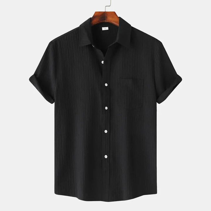 Men's Coastal Linen Button-Up Shirt