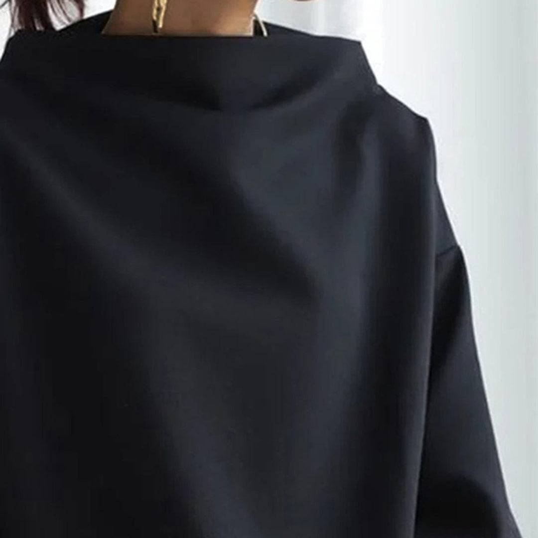 Women's High Neck Soft Knit Top