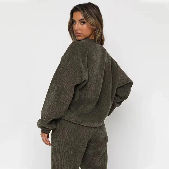 Women's Corduroy Sweatset Outfit