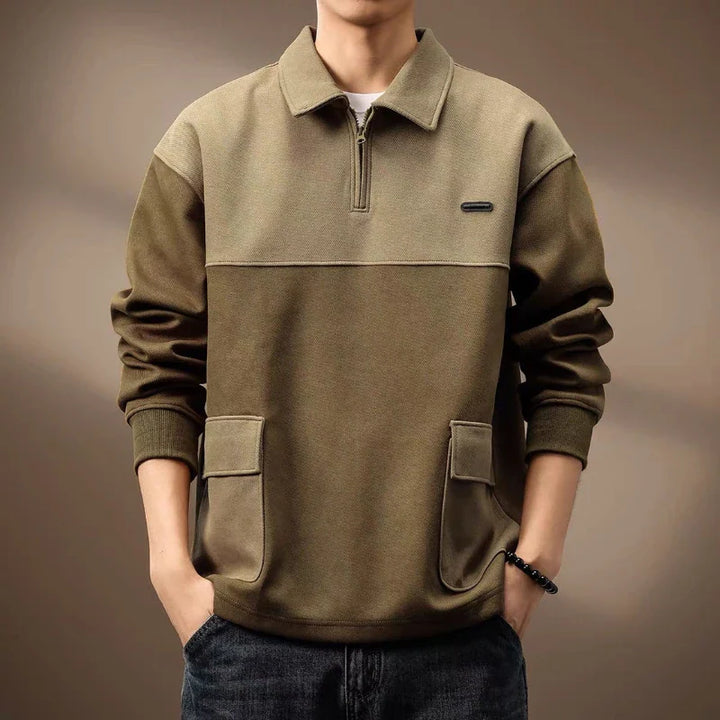 Men's Long-Sleeve Polo Shirt