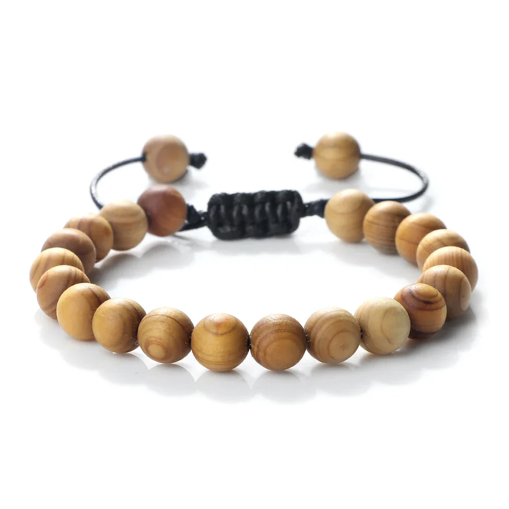Sandalwood Aromatherapy Bracelet for Relaxation and Balance
