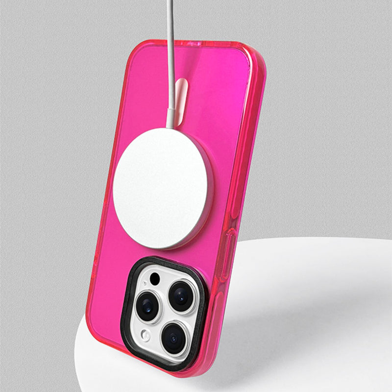 Vibrant Neon Edge Phone Case for iPhone