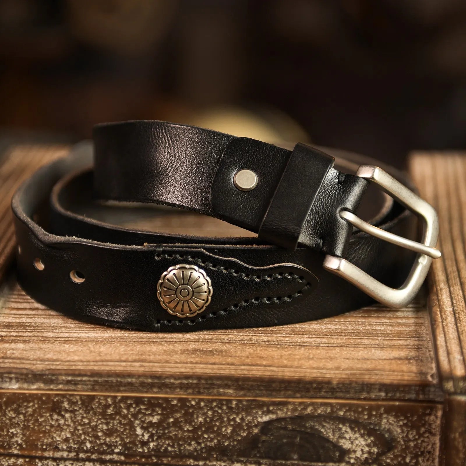 Premium Cowhide Leather Belt-Omni Prime Goods