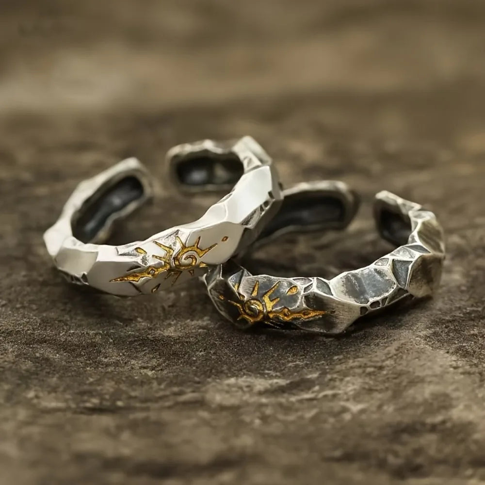 Forged Solar Ring for Unique Style and Durability