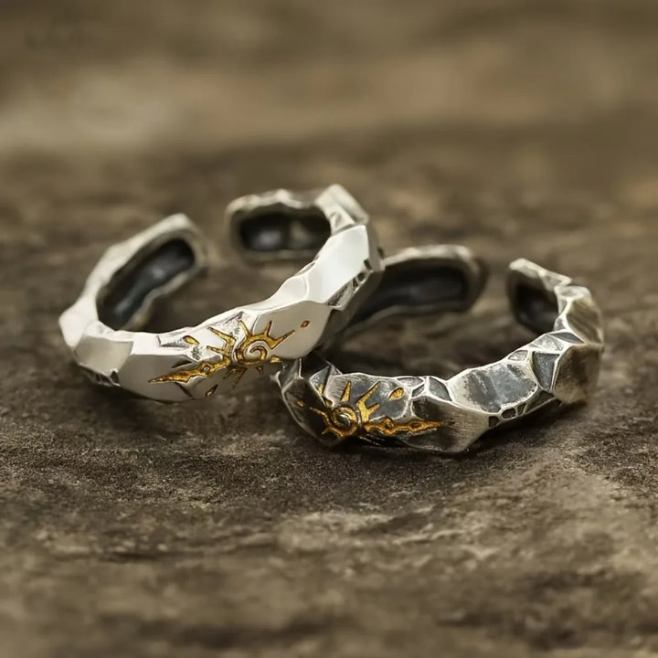 Forged Solar Ring for Unique Style and Durability