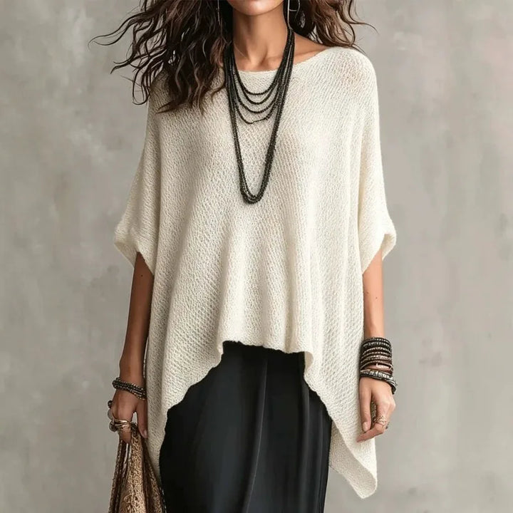 Selene | Women's Batwing Sleeve Knitted Blouse-Omni Prime Goods