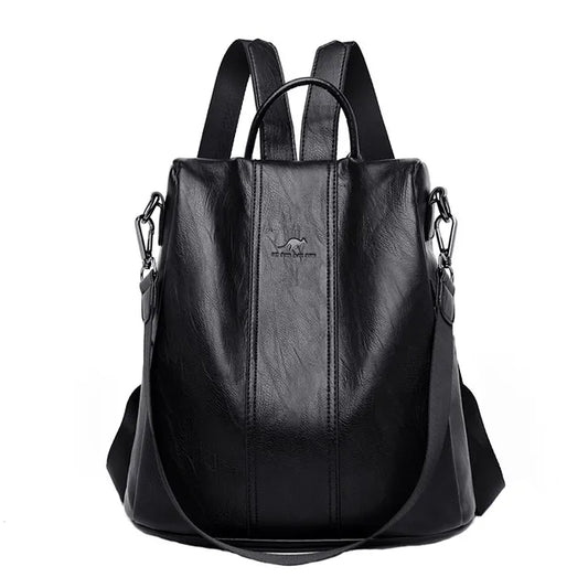 Serenity | Women's Vegan Leather Convertible Backpack Handbag-Omni Prime Goods