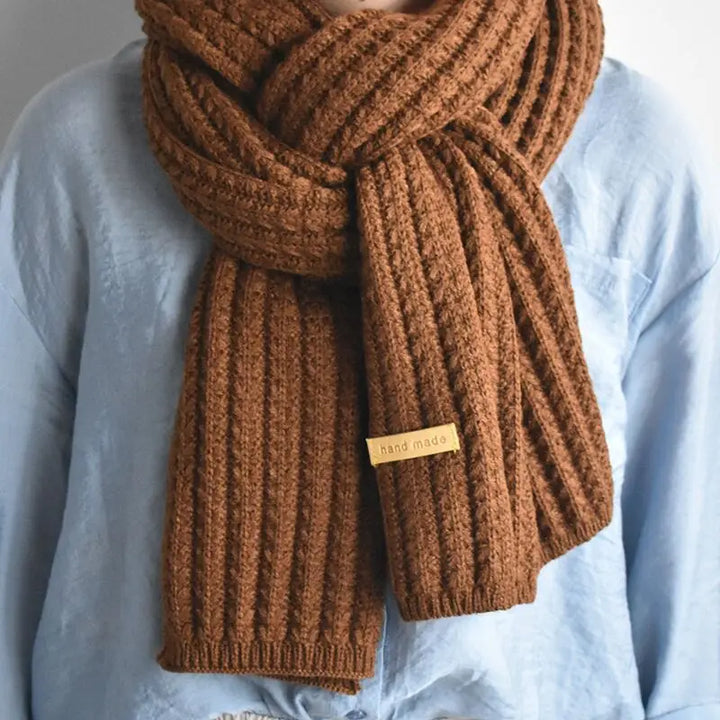 Women's Cozy Long Knitted Scarf