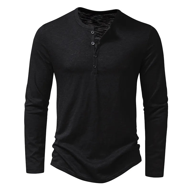 Men's Classic Henley Shirt