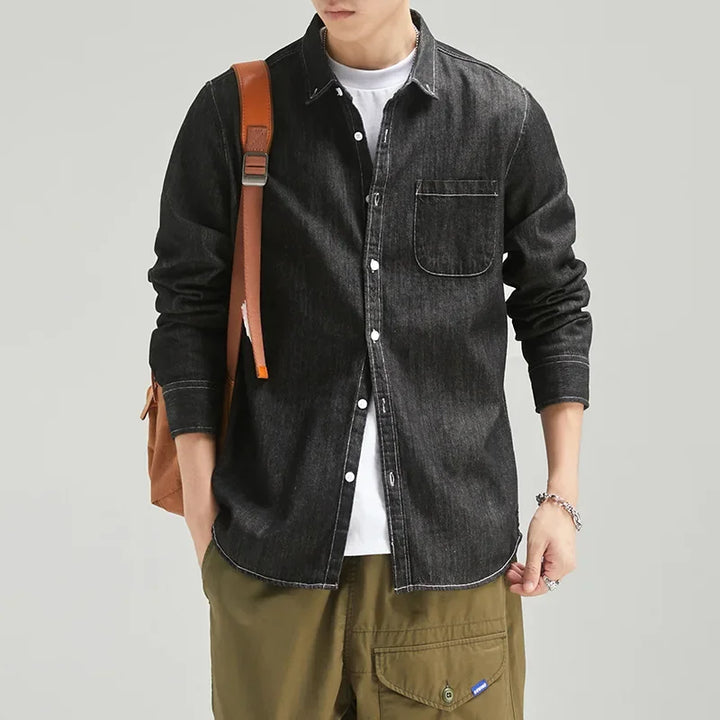 Men's Casual Denim Shirt
