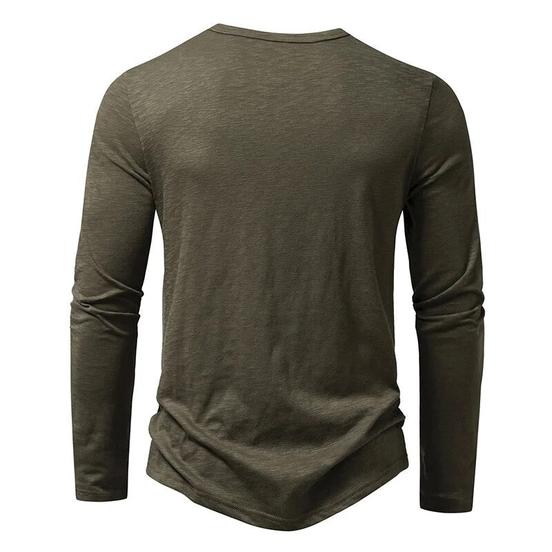 Men's Classic Henley Shirt