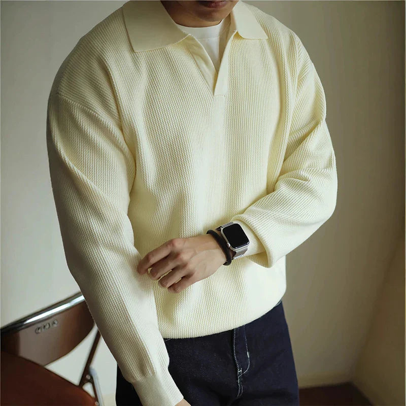 Men's Knit Polo Shirt