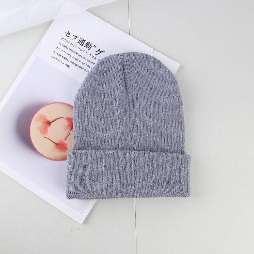 Women's Solid Color Beanie