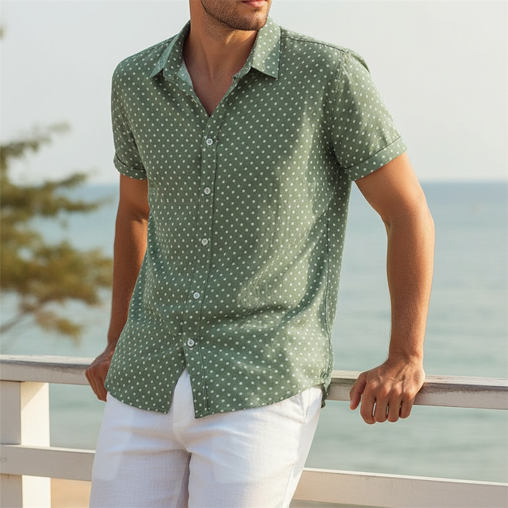 Men's Casual Short-Sleeve Shirt