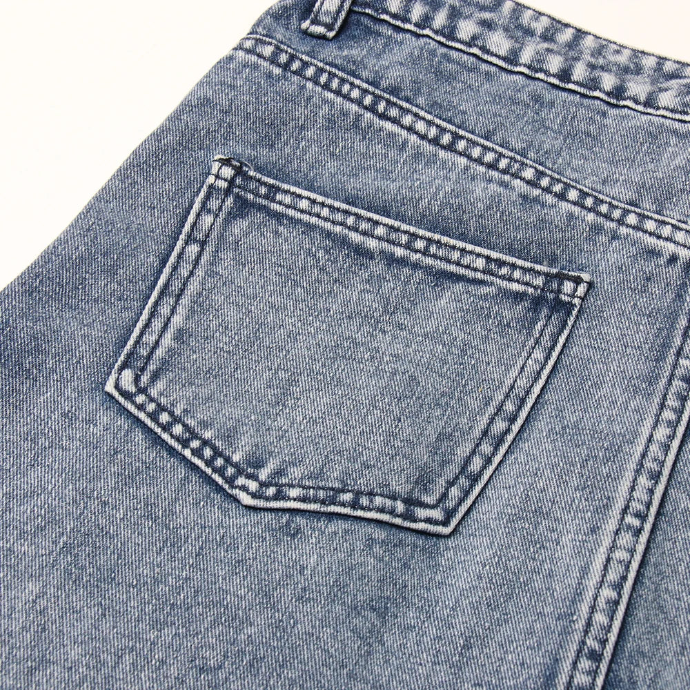 Sierra | Women's Cargo Pocket Denim Skirt-Omni Prime Goods