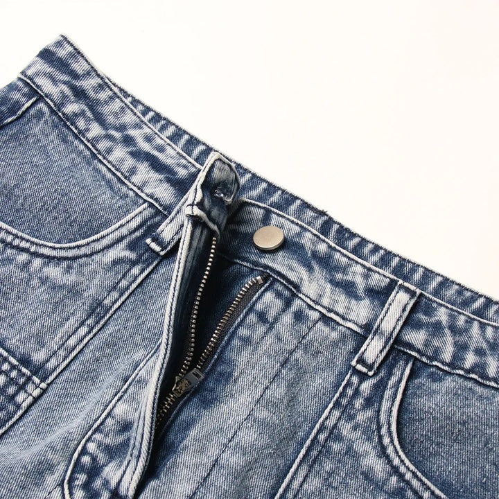 Sierra | Women's Cargo Pocket Denim Skirt-Omni Prime Goods