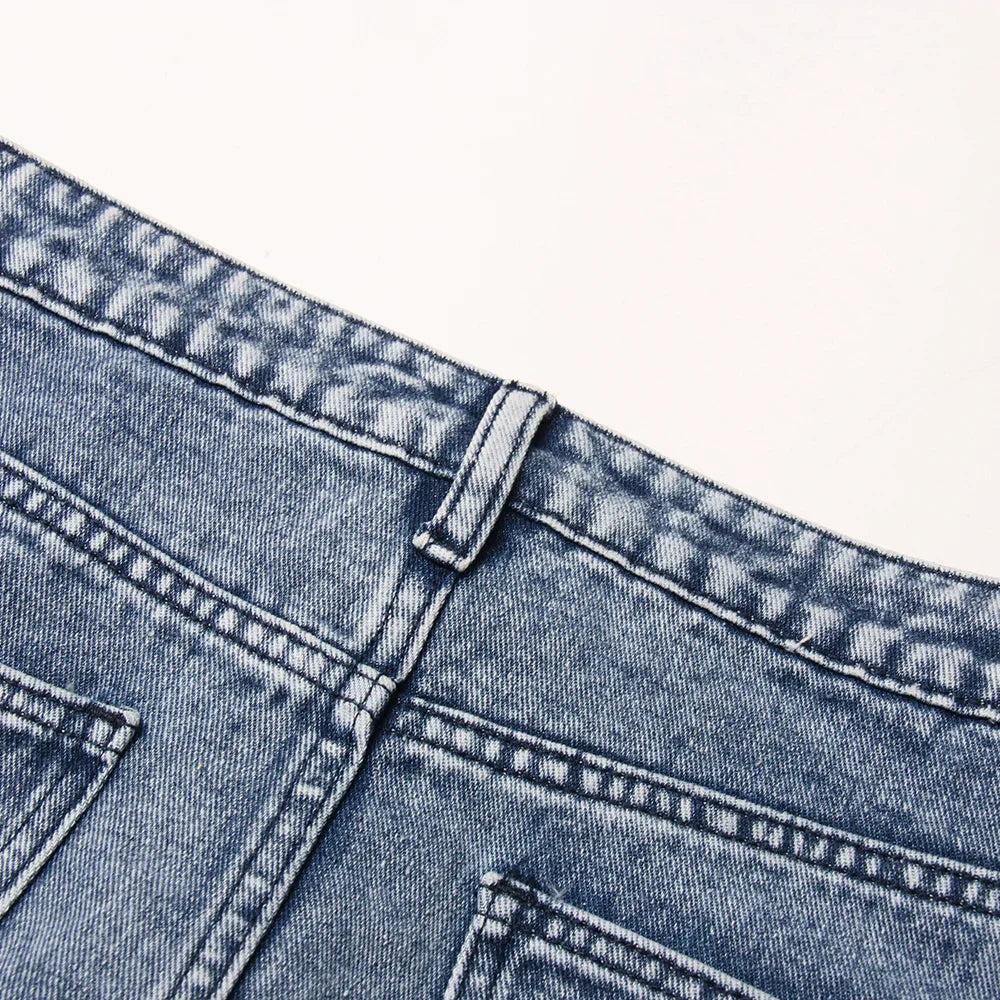 Sierra | Women's Cargo Pocket Denim Skirt-Omni Prime Goods