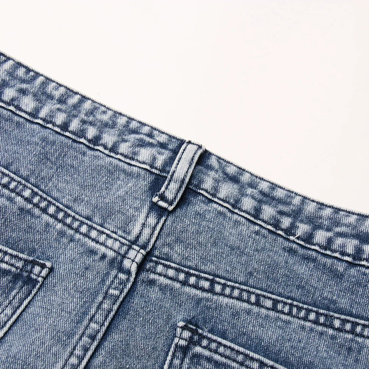 Sierra | Women's Cargo Pocket Denim Skirt-Omni Prime Goods