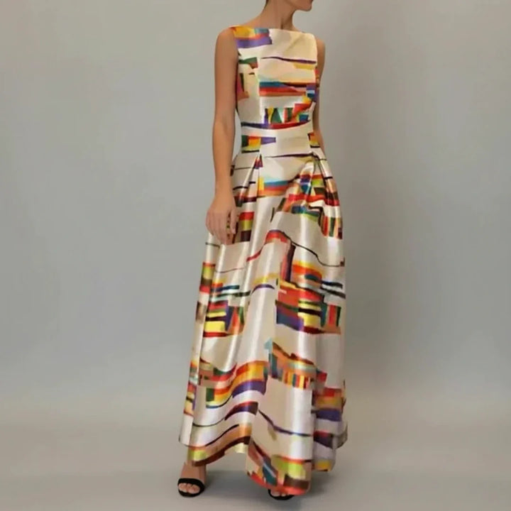 Sophia | Women's Sleeveless Fit & Flare Maxi Dress
