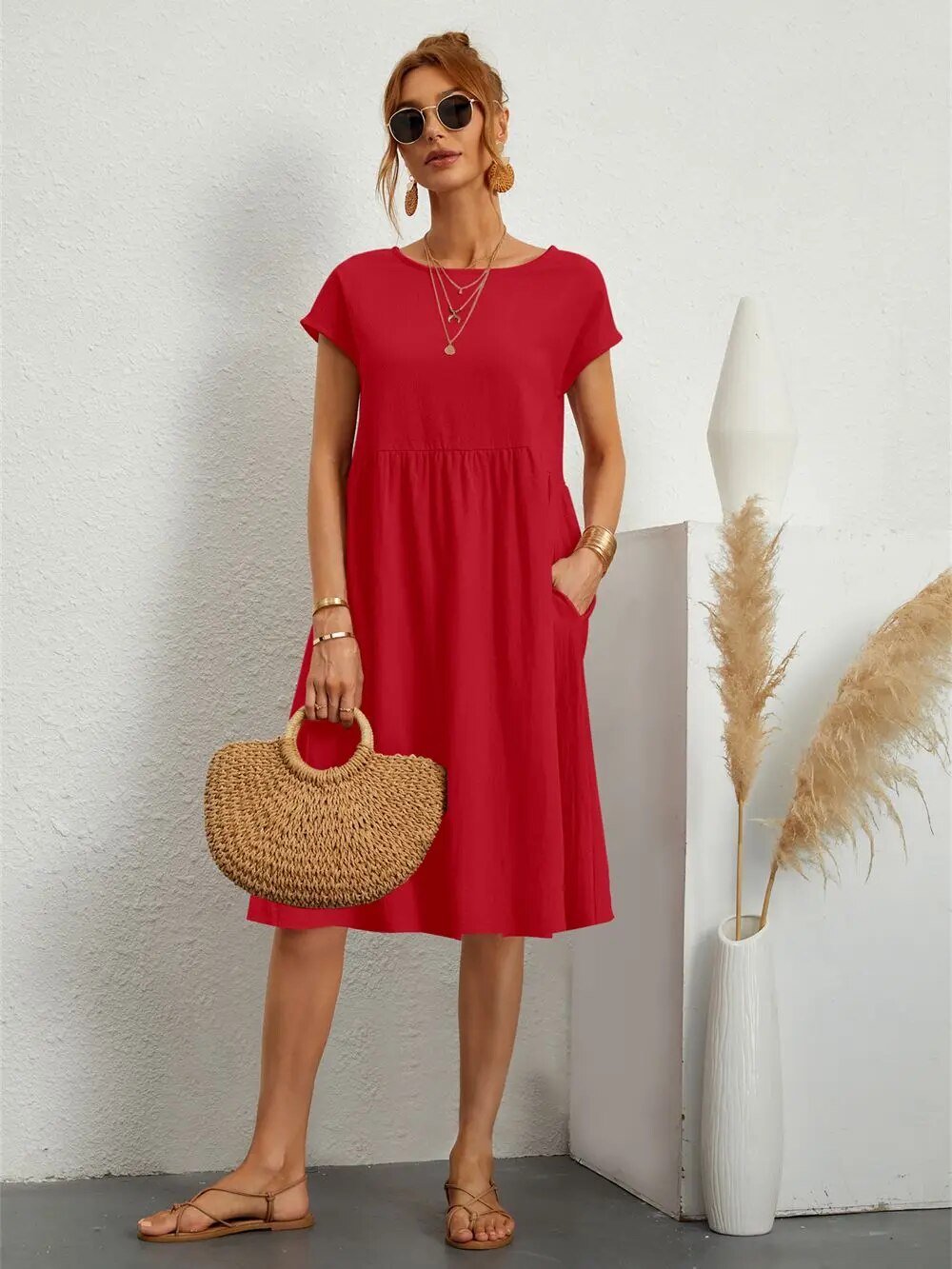 Sol | Women's Stylish Modern Dress-Omni Prime Goods