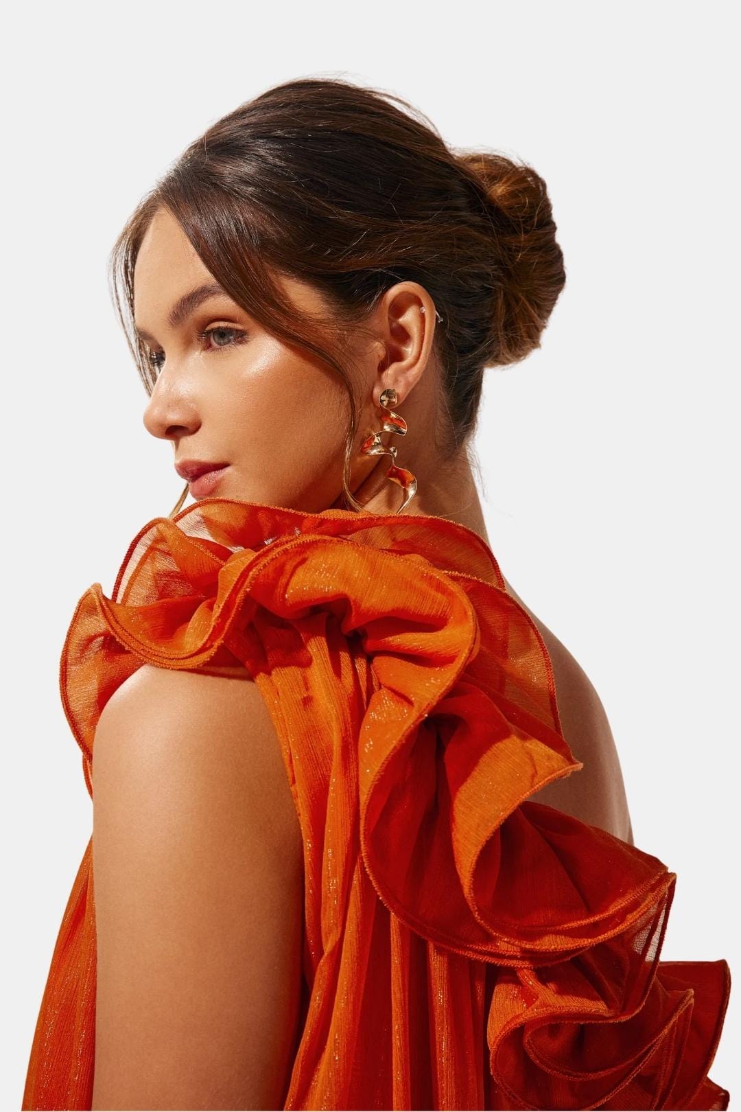Solandra | Women's One-Shoulder Floral Maxi Dress