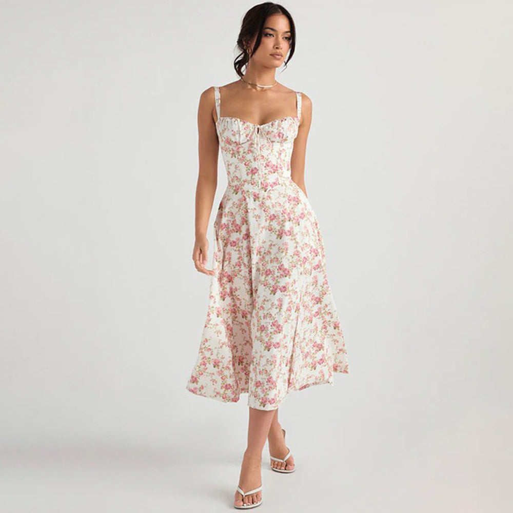 Sophia | Women's Elegant Autumn Midi Dress-Omni Prime Goods