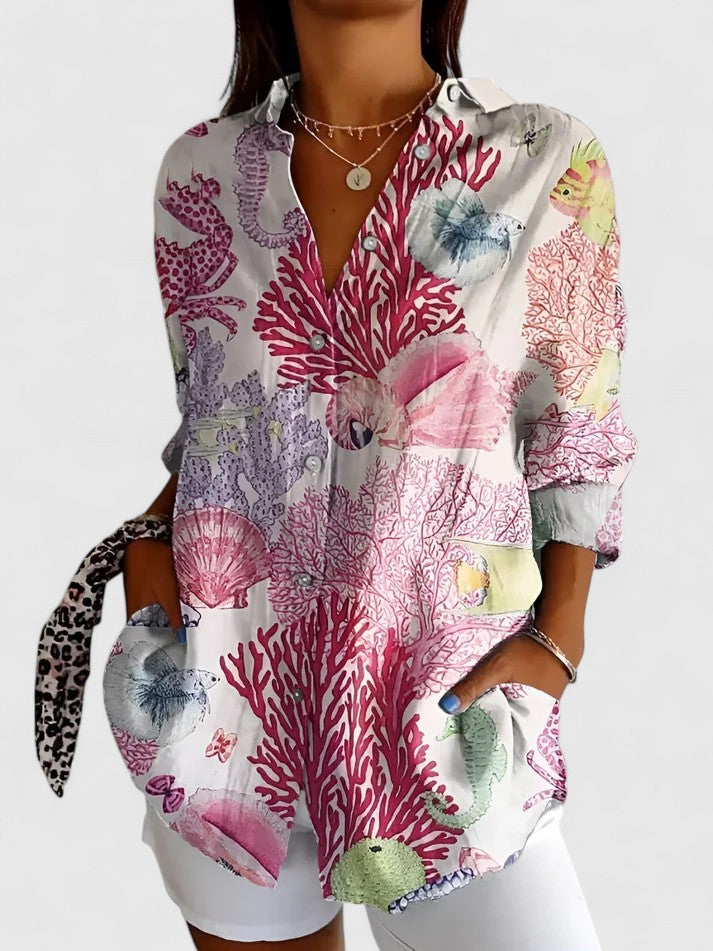 Sophia | Women's Elegant Breeze Blouse-Omni Prime Goods