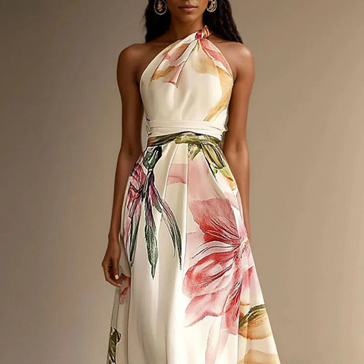 Sophia | Women's Floral Maxi Dress for Wedding Guests-Omni Prime Goods