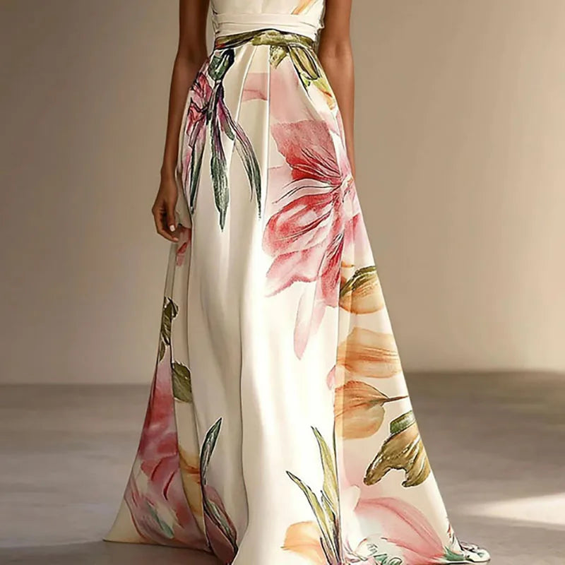 Sophia | Women's Floral Maxi Dress for Wedding Guests-Omni Prime Goods