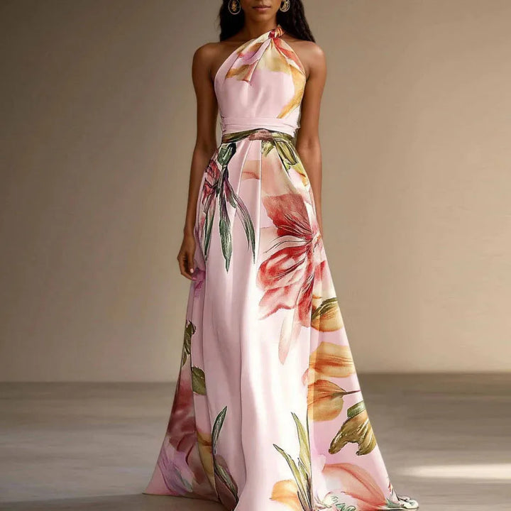 Sophia | Women's Floral Maxi Dress for Wedding Guests-Omni Prime Goods