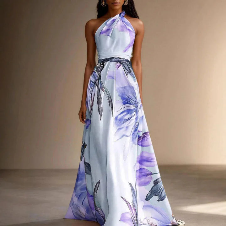 Sophia | Women's Floral Maxi Dress for Wedding Guests-Omni Prime Goods