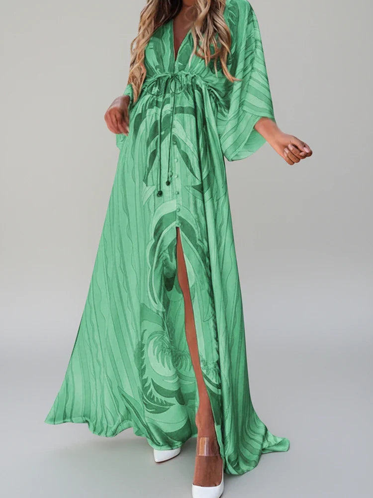 Sophia | Women's Split Thigh Maxi Dress