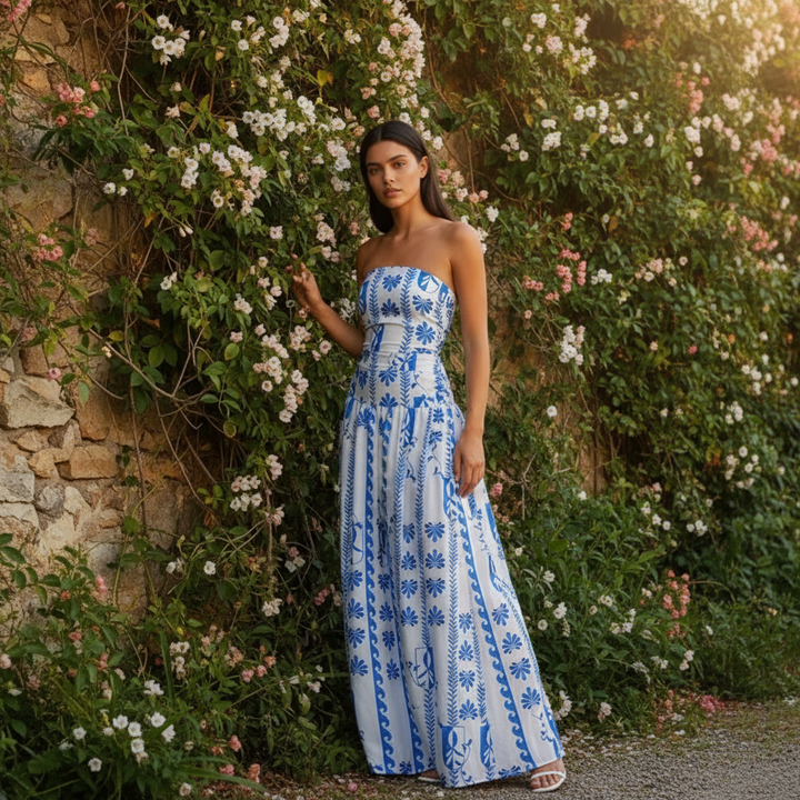Women's Strapless Evening Dress