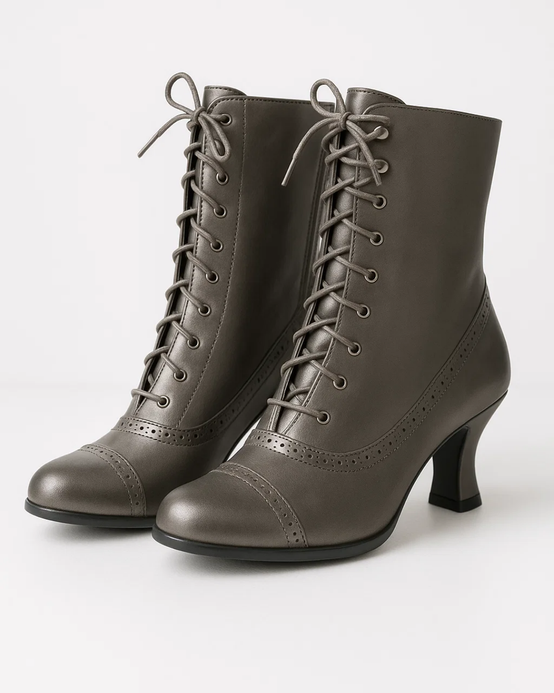 Stacy | Women’s Vintage Lace-Up Ankle Boots-Omni Prime Goods