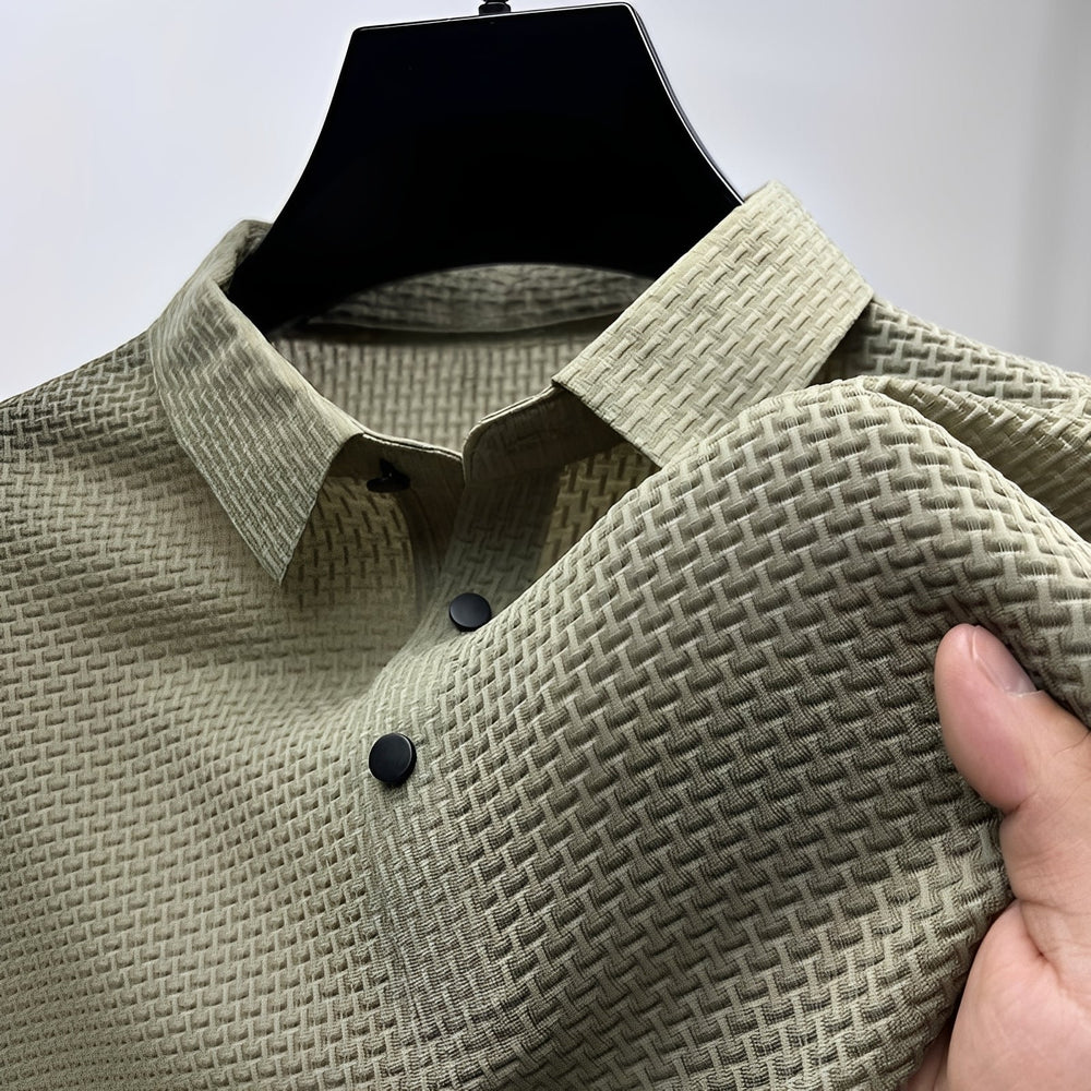 Stan | Men's Stylish Short-Sleeve Polo Shirt-Omni Prime Goods