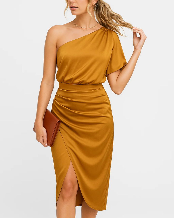 Starr | Women's Elegant Midi Dress for Evening Events