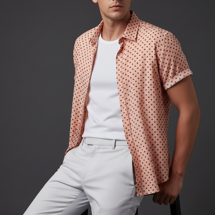 Men's Casual Short-Sleeve Shirt