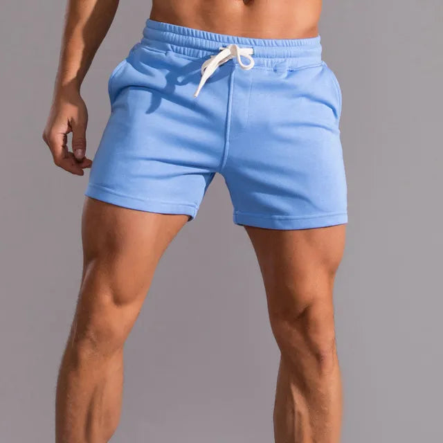 Men's Casual Jogger Shorts with Convenient Side Pockets
