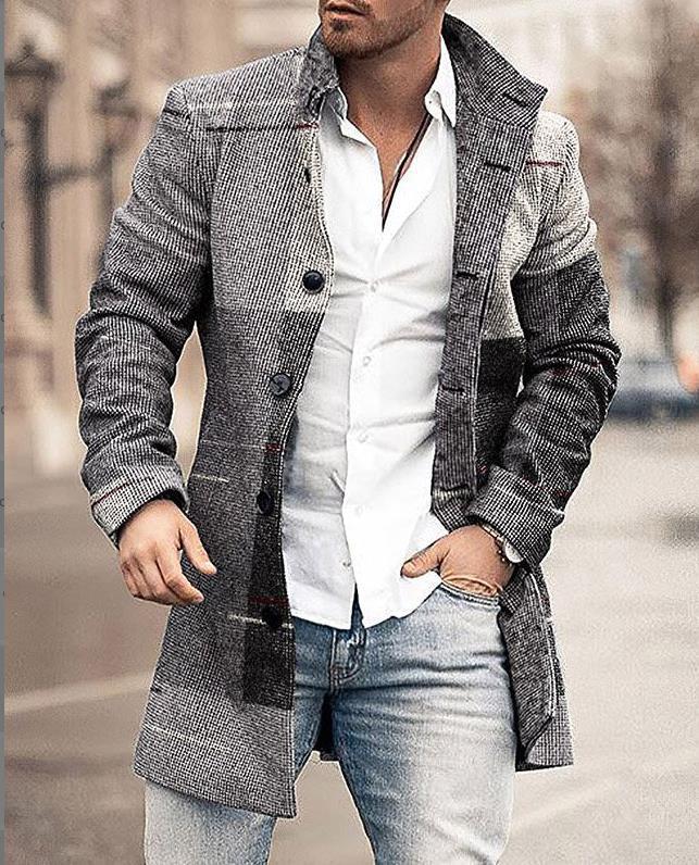Men's Stylish Winter Jacket with Collar