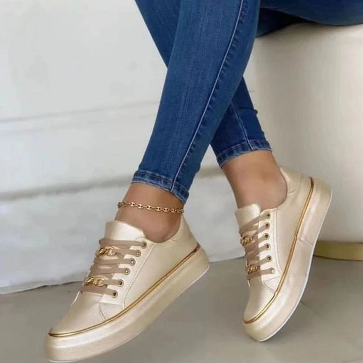 Sporty Women's Casual Sneakers Made of Textile | Comfortable Footwear