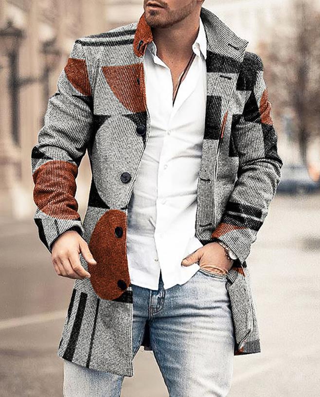 Men's Stylish Winter Jacket with Collar