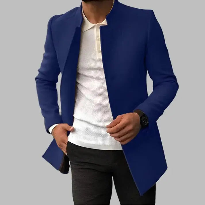 Men's Stylish Wool Coat for Cold Weather