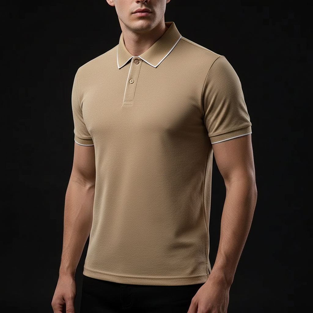 Men's Knit Polo Shirt