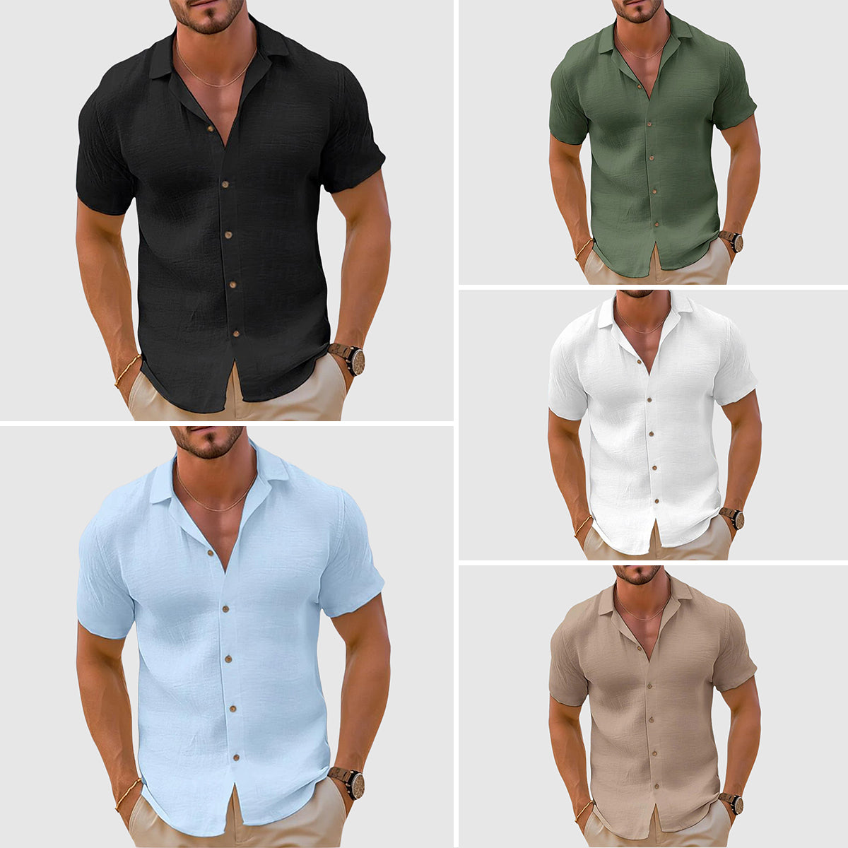 Timothy | Men's Casual Button-Down Shirt-Omni Prime Goods