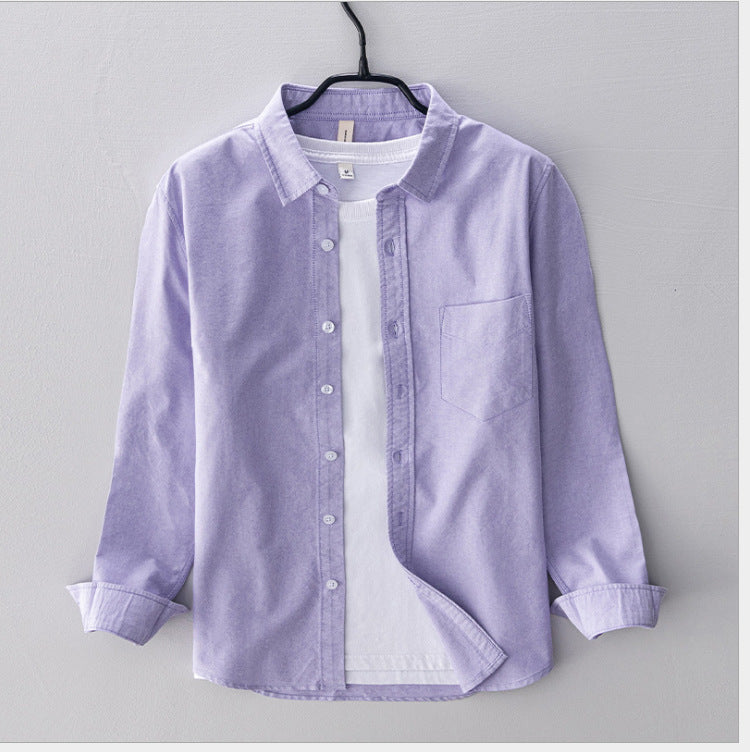 Tony | Men's Breathable Cotton Oxford Shirt-Omni Prime Goods