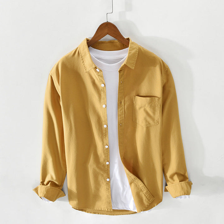 Tony | Men's Breathable Cotton Oxford Shirt-Omni Prime Goods